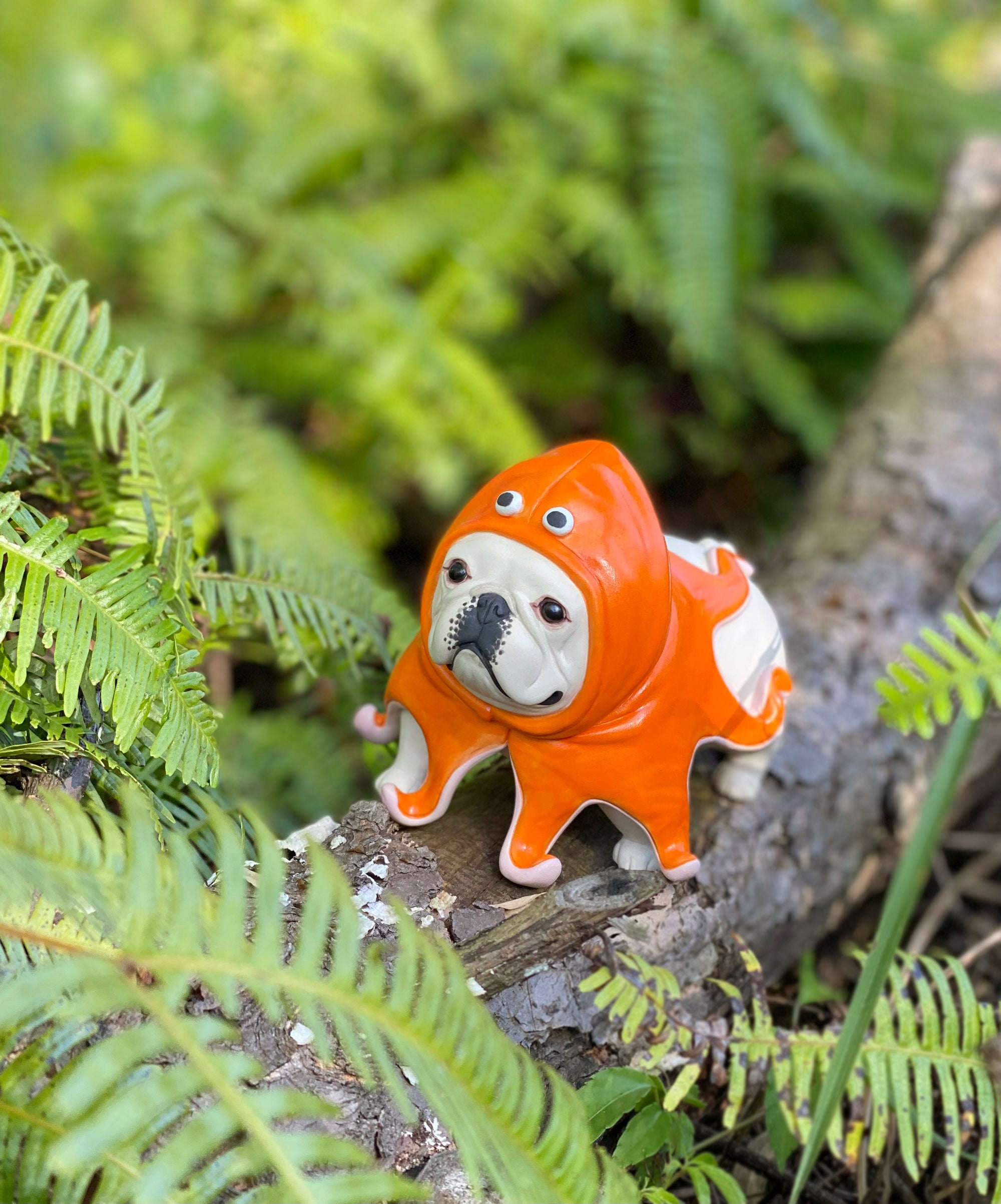 Orange Raincoat Frenchie