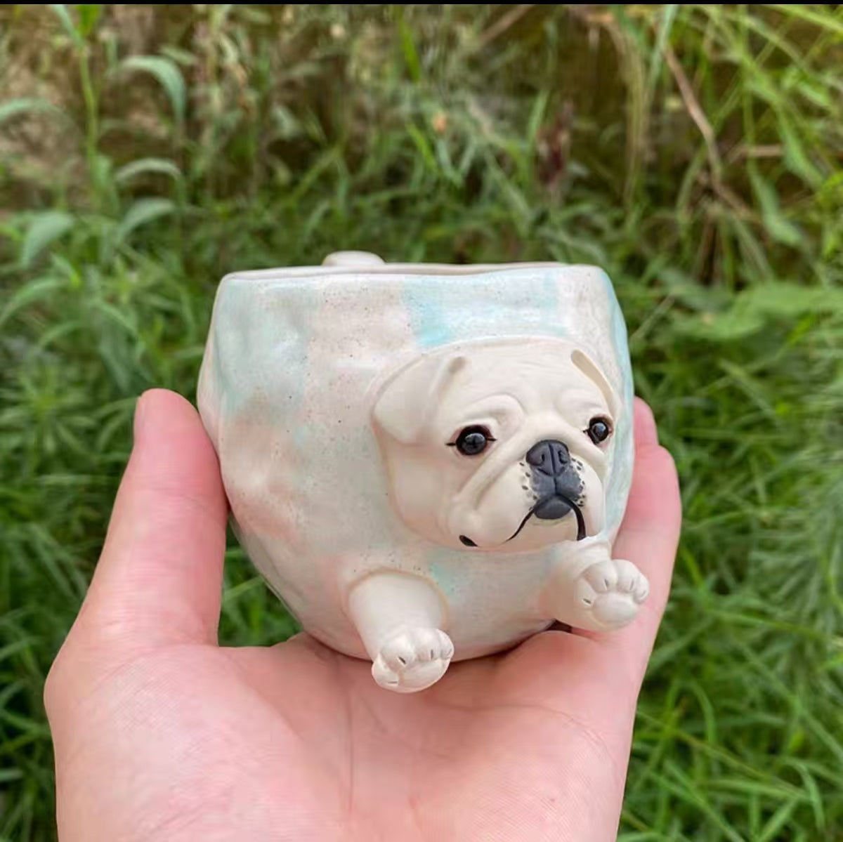 Blue Checkered Pug